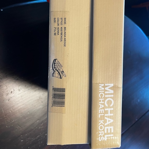 Size 7.5, Michael Kors, Carmel colored wedges - Picture 8 of 8